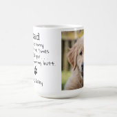 Persoonlijke foto van Pet Funny Dog Dad Day Koffiemok (Center)