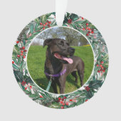 Persoonlijke foto van Pet Holiday Ornament (voorkant)