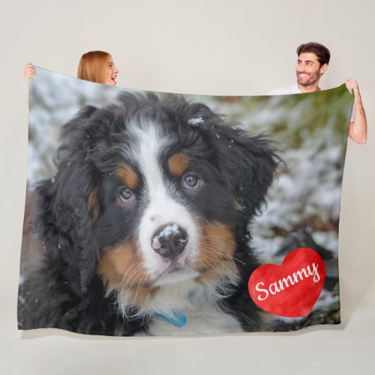 Persoonlijke foto van Pet Keepomwille Dog Memorial Fleece Deken (In situ)