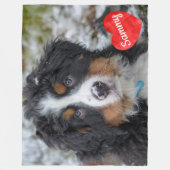 Persoonlijke foto van Pet Keepomwille Dog Memorial Fleece Deken (Voorkant)