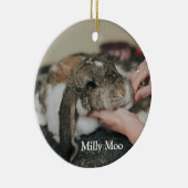 Persoonlijke foto van Pet Keramisch Ornament (Rechts)