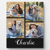 Persoonlijke foto van Pet Lover Dog Collage Fotoplaat (Voorkant)