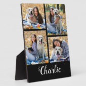 Persoonlijke foto van Pet Lover Dog Collage Fotoplaat (Zijkant)