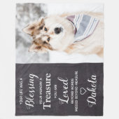 Persoonlijke foto van Pet Memorial Keepomwille Dog Fleece Deken (Voorkant)