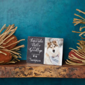 Persoonlijke foto van Pet Memorial Keepomwille Fotoplaat (Zijkant)