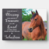 Persoonlijke foto van Pet Memorial Keepomwille Hor Fotoplaat (voorkant)