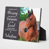 Persoonlijke foto van Pet Memorial Keepomwille Hor Fotoplaat (Zijkant)