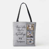 Persoonlijke foto van Pet Memorial Keepomwille Tote Bag (Achterkant)
