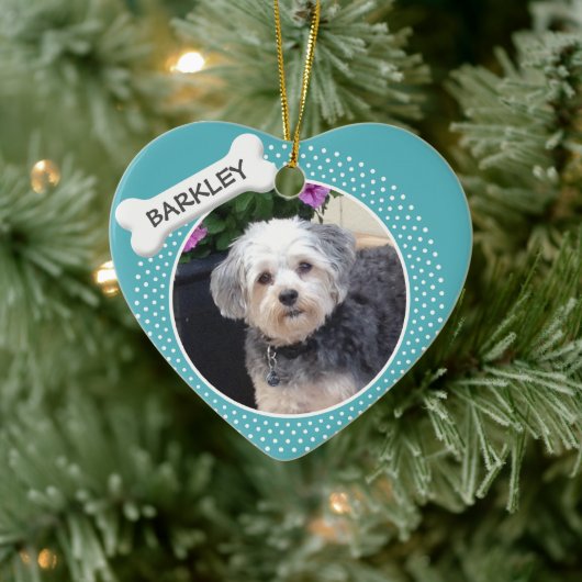 Persoonlijke foto van Pet met honden Keramisch Ornament (Boom)