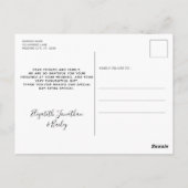 Persoonlijke foto van Pet Weddenschap Hartelijk da Briefkaart (Achterkant)