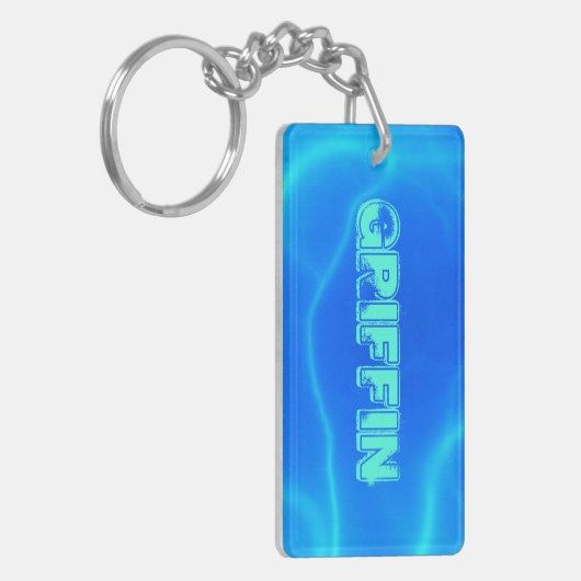 Persoonlijke foto van plasmastraling sleutelhanger (Voorkant Links)