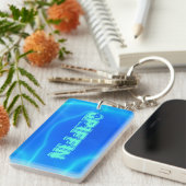 Persoonlijke foto van plasmastraling sleutelhanger (Voorkant Rechts)