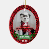 Persoonlijke foto van pop-upfoto's keramisch ornament (Rechts)