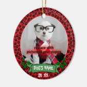 Persoonlijke foto van pop-upfoto's keramisch ornament (Links)