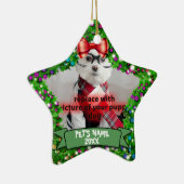 Persoonlijke foto van pop-upfoto's keramisch ornament (Rechts)