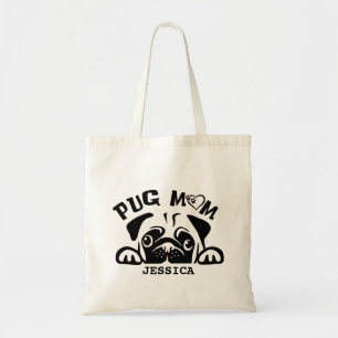Persoonlijke foto van Pug Mam Tote Bag