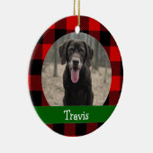 Persoonlijke foto van Puppy Dog Pet Keramisch Ornament (Rechts)