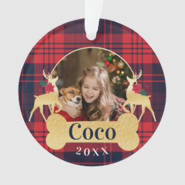 Persoonlijke foto van Red Holly Play Reindeer Pet Ornament