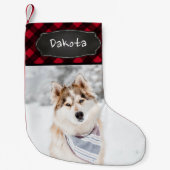 Persoonlijke foto van Rustic Red Buffalo Pset Kleine Kerstsok (Voorkant)