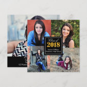 Persoonlijke foto van Senior Afstuderen 2018 Kaart (Voorkant / Achterkant)