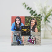 Persoonlijke foto van Senior Afstuderen 2018 Kaart (Staand voorkant)