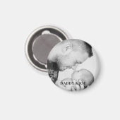 Persoonlijke foto van vader en zoon magneet (Voorkant / Achterkant)