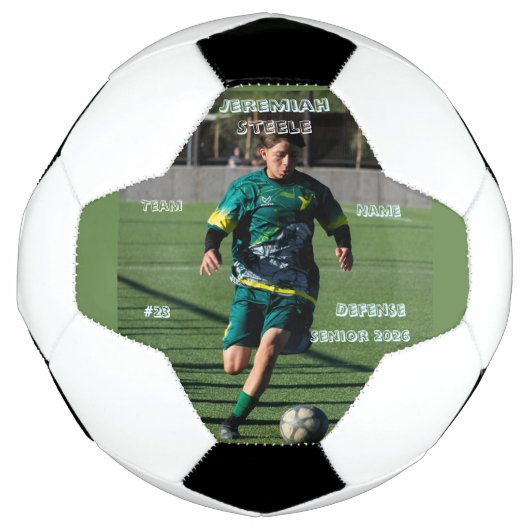 Persoonlijke foto van voetballer seniorenavond voetbal (Voorkant)
