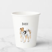 Persoonlijke foto van Wire Fox Terrier Papieren Bekers (Voorkant)