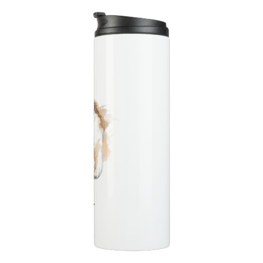 Persoonlijke foto van Wire Fox Terrier Thermosbeker (Geroteerd rechts)