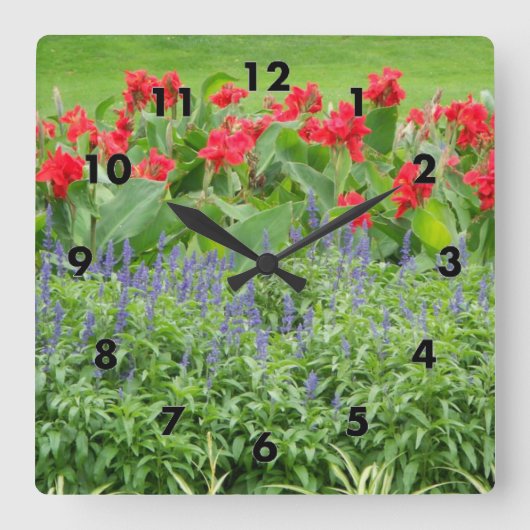 Persoonlijke foto vierkante klok (Voorkant)