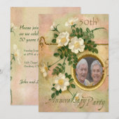 Persoonlijke foto voor 50-jarig jubileum met Heirl Kaart (Voorkant / Achterkant)