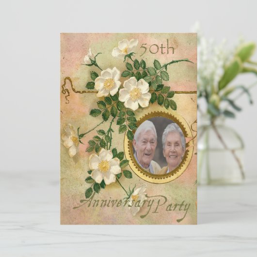 Persoonlijke foto voor 50ste verjaardag van erfgoe kaart (Staand voorkant)