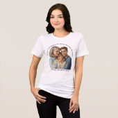 Persoonlijke foto voor Moederdag  Tri-Blend Shirt (Voorkant volledig)