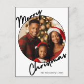 Persoonlijke foto voor prettige kerst feestdagenkaart (Voorkant)