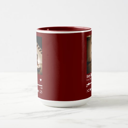 Persoonlijke foto voor prettige kerst mok (Midden)