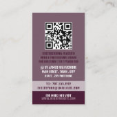 Persoonlijke foto, voorpagina visitekaartje (Achterkant)