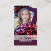 Persoonlijke foto, voorpagina visitekaartje (Voorkant)