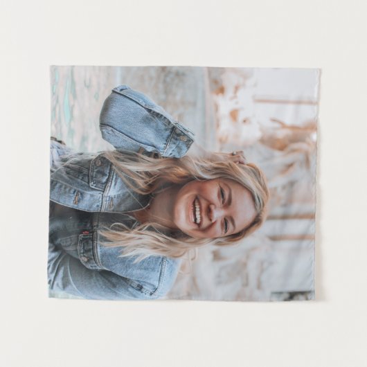 Persoonlijke foto wandkleed (Voorkant (horizontaal))