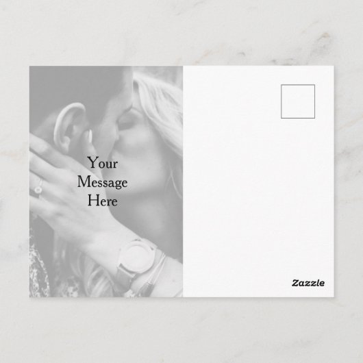 Persoonlijke foto Weddenschap Hartelijk dank Briefkaart (Achterkant)