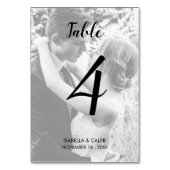 Persoonlijke foto-weduwentekaart kaart (Achterkant)