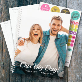 Persoonlijke foto wekelijkse maandelijkse trouwpla planner