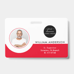 Persoonlijke foto-werknemer ID bedrijfsbeveiliging Badge