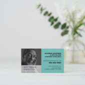 Persoonlijke foto, wetenschapstaal, leraar visitekaartje (Staand voorkant)