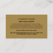 Persoonlijke foto, Wiskunde Toner, leraar Visitekaartje (Achterkant)