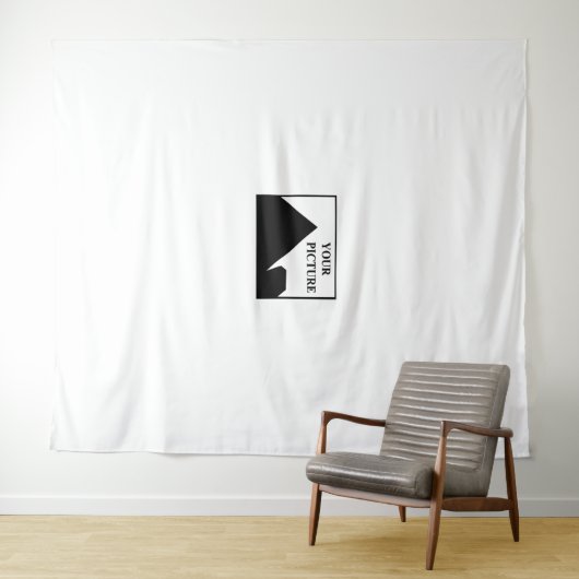 Persoonlijke foto zakelijke bedrijfsnaam wandkleed (In Situ (horizontaal))