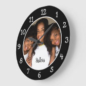 Persoonlijke foto zwart-wit grote klok (Hoek)