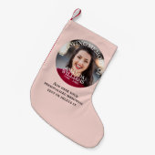 Persoonlijke Fotobegrafenis Kleine Kerstsok (Voorkant (Hangend))