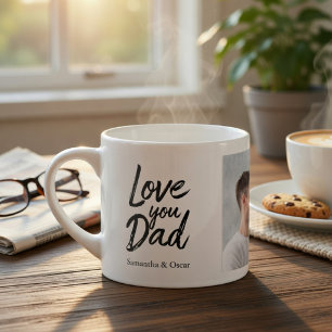Persoonlijke Fotobeker voor Papa   Aangepaste Kind Espresso Kop