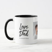 Persoonlijke fotobeker voor papa | Aangepaste kind Mok (Links)
