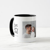 Persoonlijke fotobeker voor papa | Aangepaste kind Mok (Voorkant links)